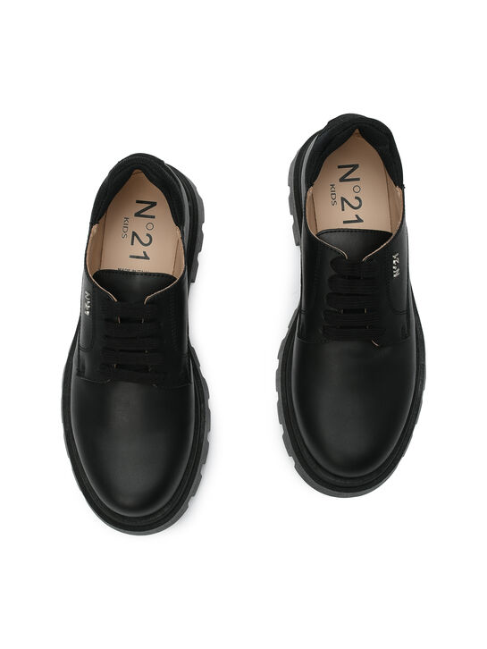 Ботинки низкие, черные N21 | Фото 5
