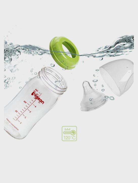 Бутылка Перистальтик Плюс, 160 мл, стекло Pigeon | Фото 4