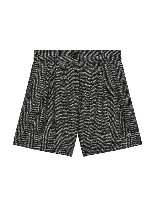 Шорты твидовые, серые Dolce&Gabbana | Фото 1