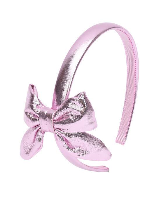 Ободок с бантом, ролзовый Monnalisa | Фото 1