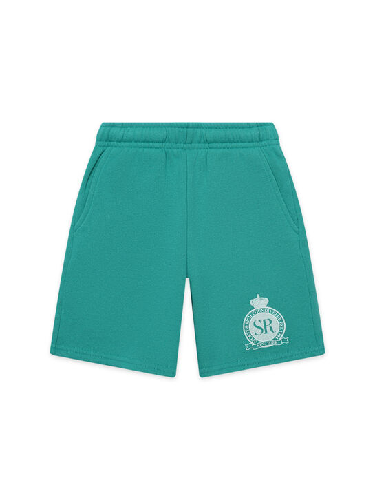 Зеленые шорты с логотипом Sporty&Rich | Фото 1