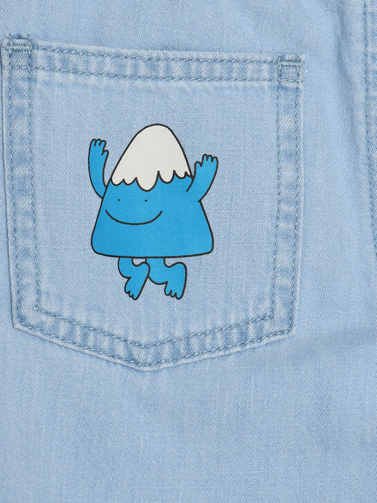 Джинсы с ярким принтом Stella McCartney | Фото 3