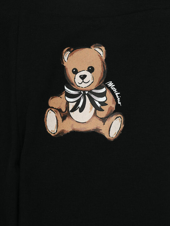 Спортивный костюм с принтом &quot;медвежонок&quot; Moschino | Фото 4