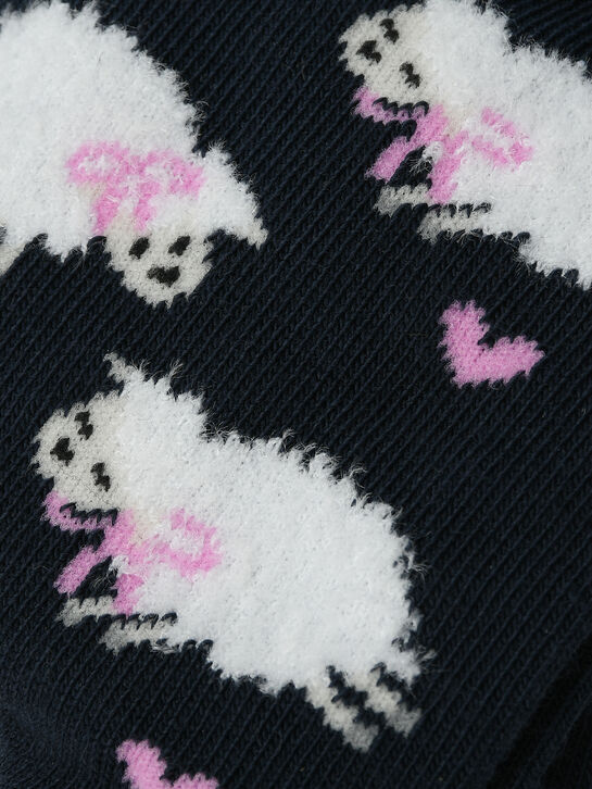 Носки с принтом &quot;овечки&quot;, синие Falke | Фото 2