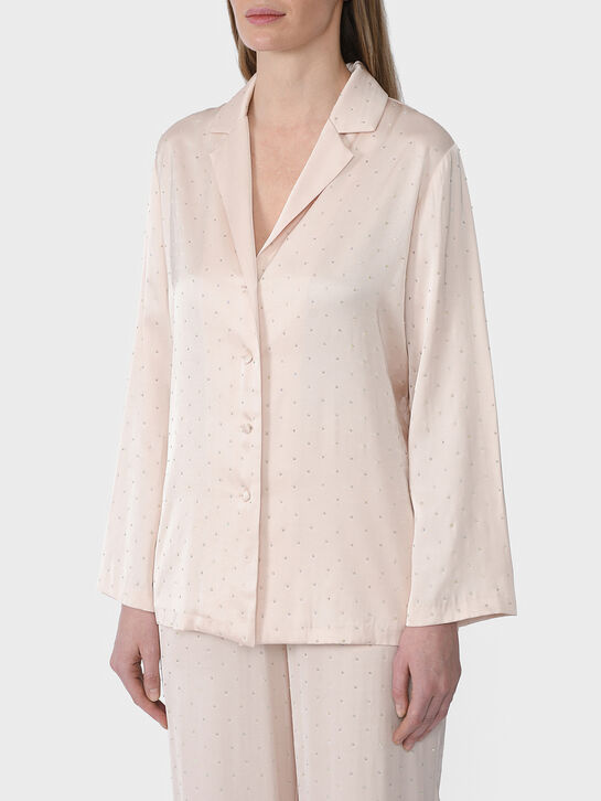 Комплект: жакет+брюки с мелкими стразами Flashin | Фото 5