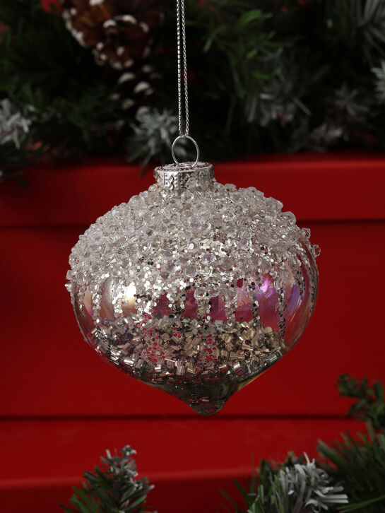 Елочные подвески Серебристые шары, 8 см Goodwill | Фото 5