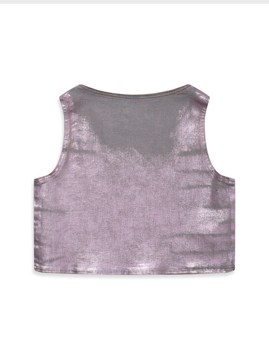 Топ с лого из стразов Diesel | Фото 3