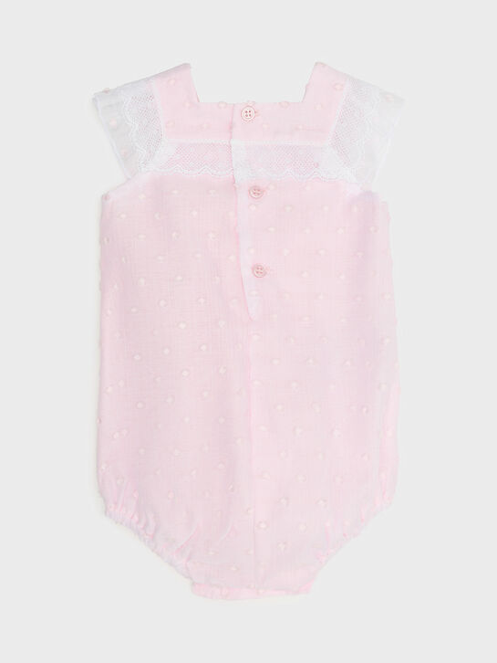 Песочник с кружевной отделкой, розовый Paz Rodriguez | Фото 2