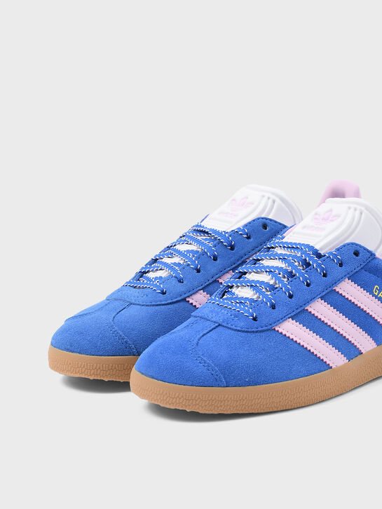 Кеды Gazelle синего цвета Adidas | Фото 6