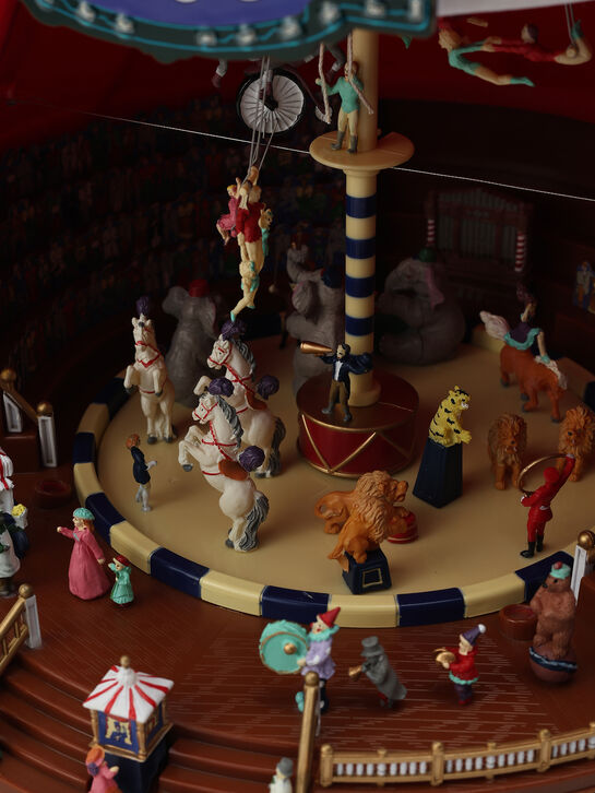 Новогодний сувенир Цирк &quot;Большой топ&quot;, 31 см, адаптер Musicboxworld | Фото 6