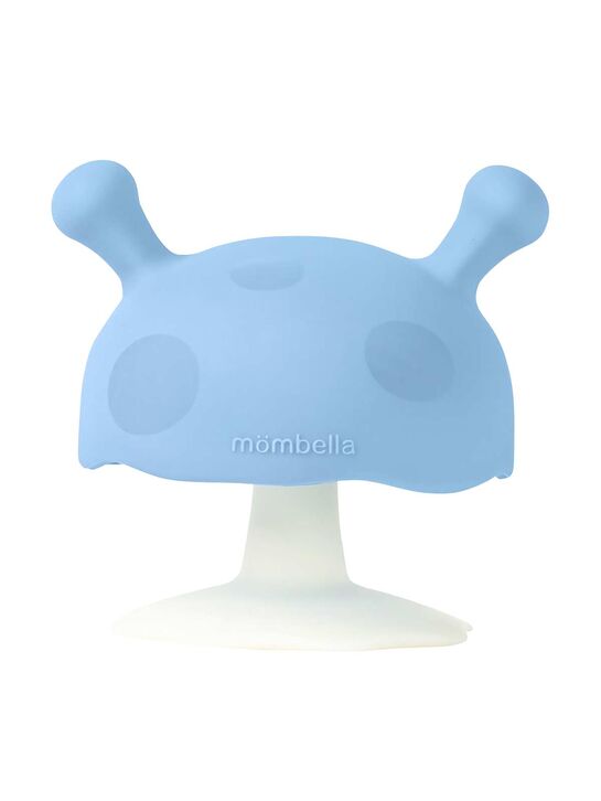 Прорезыватель Грибочек, силиконовый, голубой Mombella | Фото 1