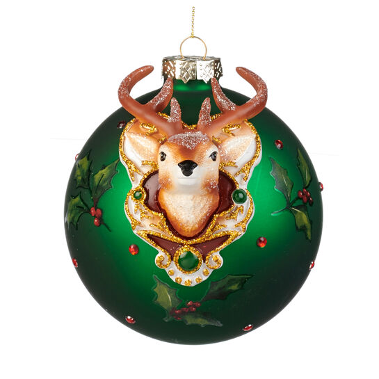 Шар &quot;Голова Оленя&quot; 3D, 12,5см Goodwill | Фото 1