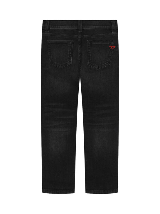 Джинсы с вышитым лого, темно-серые Diesel | Фото 2