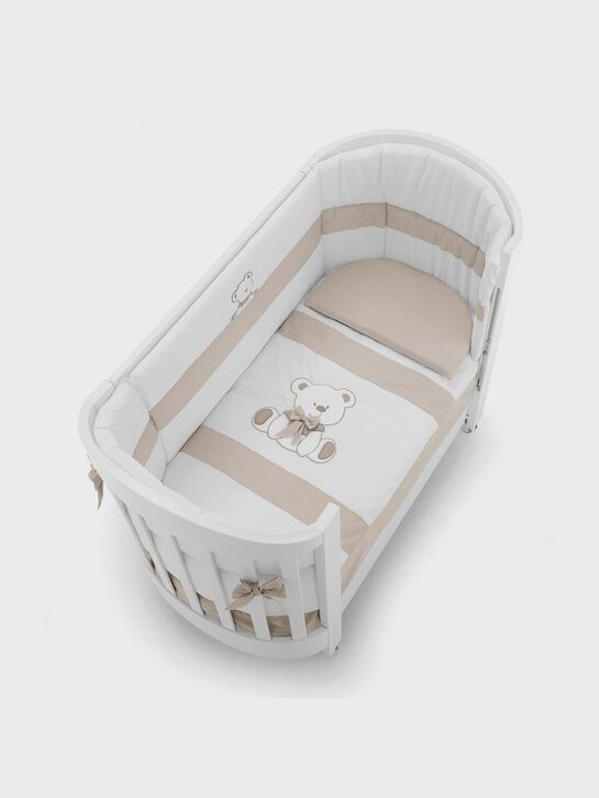 Кровать Tato Ovale белый/песочный Erbesi | Фото 2