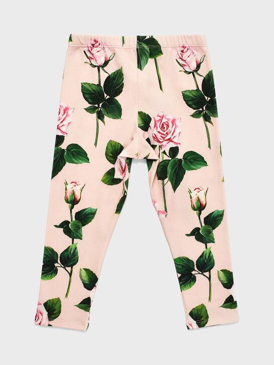 Леггинсы, принт розы Dolce&Gabbana | Фото 2