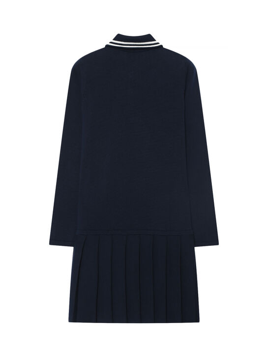 Платье с контрастными полосками, синее KengLabel | Фото 2