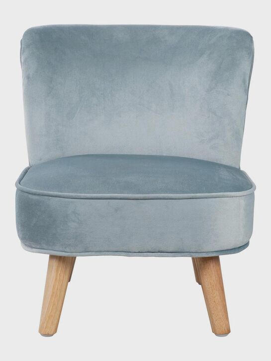 Детское велюровое кресло Lil Sofa, голубой Roba | Фото 4