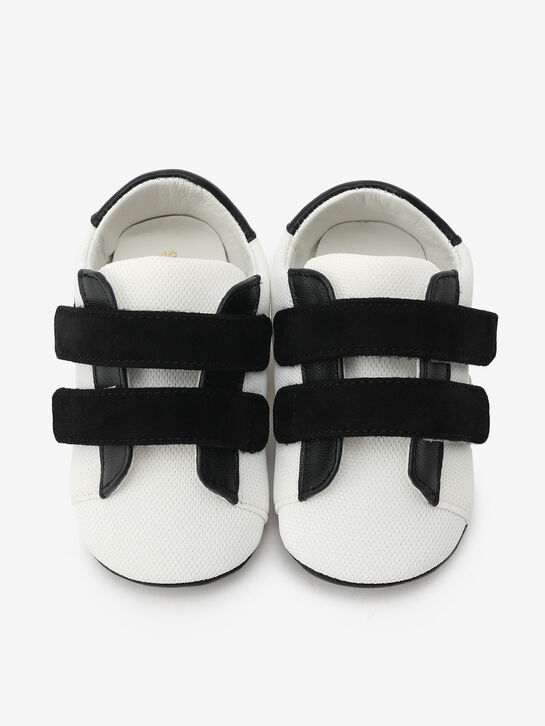 Пинетки-кеды черно-белые с лого Dolce&Gabbana | Фото 4