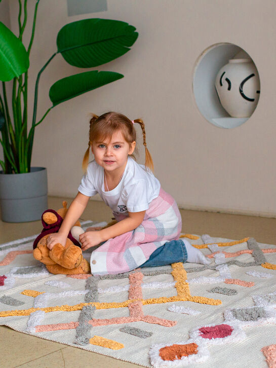 Хлопковый ковер Dreams of Geometry 120х180 см Lillaland | Фото 6