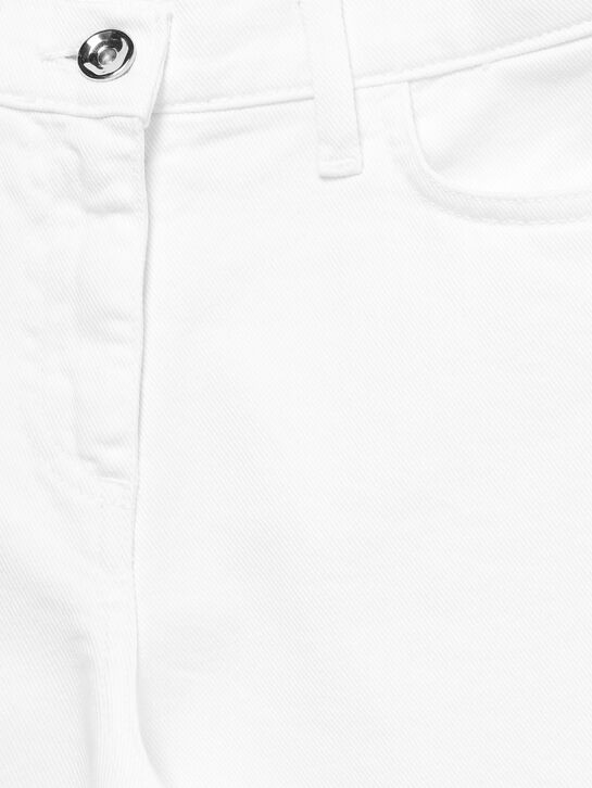 Джинсы прямого кроя, белые Patrizia Pepe | Фото 3