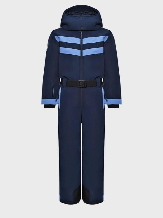 Комбинезон с капюшоном и полосками, темно-синий PinBina | Фото 1