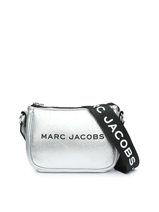 Сумка с лого, серебристая Marc Jacobs | Фото 3