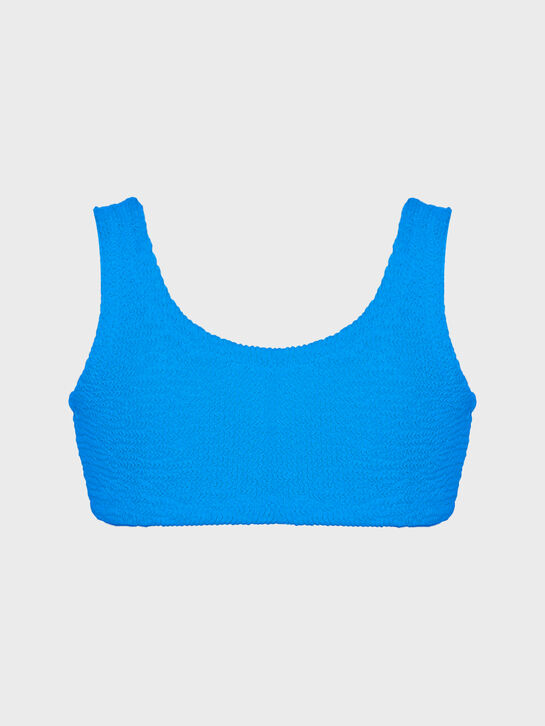 Купальник из жатой ткани, голубой Saint Barth | Фото 2