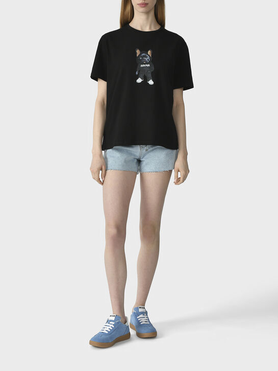 Футболка с принтом &quot;Бульдог&quot; Flashin | Фото 2