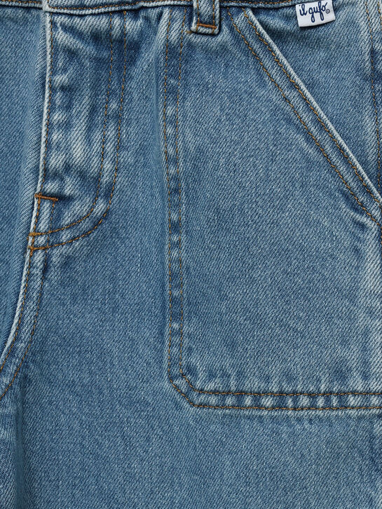 Джинсы с вареным эффектом IL Gufo | Фото 3