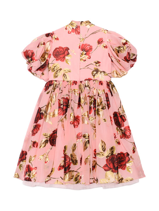 Платье с принтом &quot;розы&quot; Junona | Фото 4