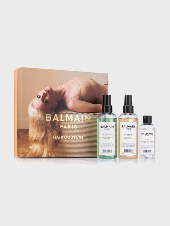 Набор Muse du Printemps (увлажняющий эликсир 100 мл, текстурирующий спрей 200 мл, спрей для защиты о Balmain | Фото 1