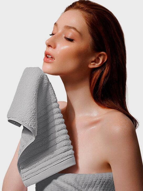 Полотенце махровое, 30/50, &quot;Благородное серебро&quot; Soft Silver | Фото 6