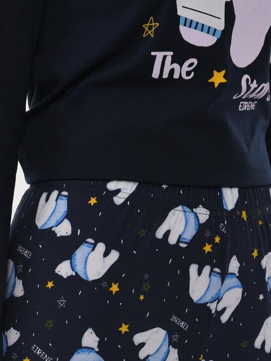 Пижама с принтом &quot;Белые медведи&quot; Eirene | Фото 12