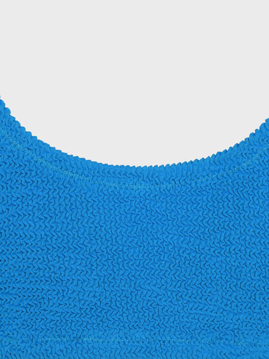 Купальник из жатой ткани, голубой Saint Barth | Фото 7