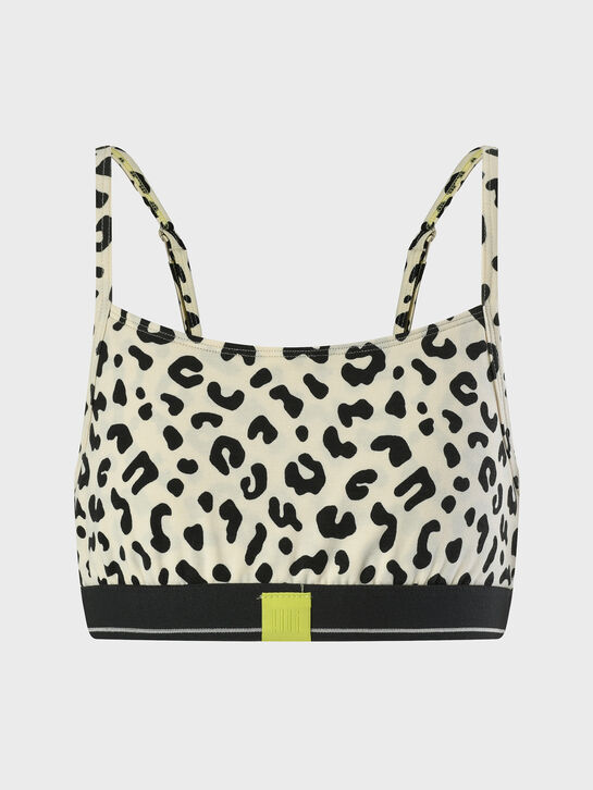 Бюстгальтер-топ, принт леопард Sanetta | Фото 1