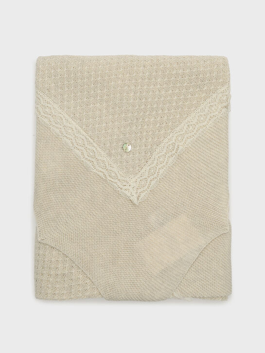 Плед с кружевной отделкой Paz Rodriguez | Фото 2