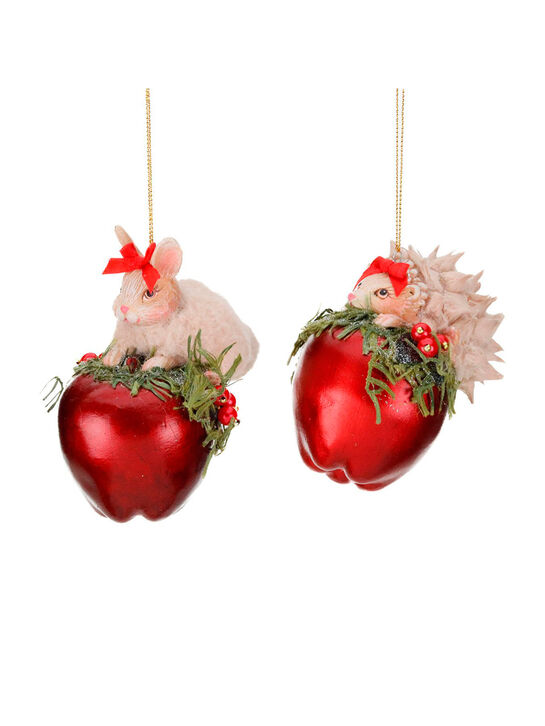 Елочная подвеска Яблоневый сад, 14 см Goodwill | Фото 1