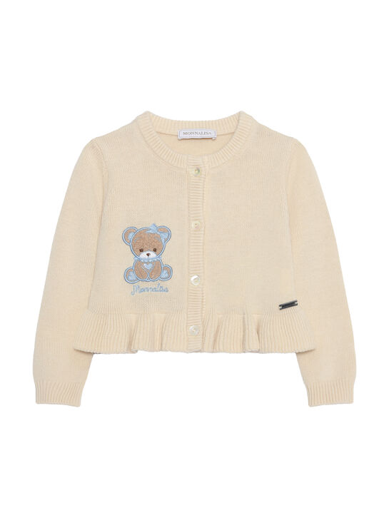 Кардиган с вышивкой Monnalisa | Фото 1