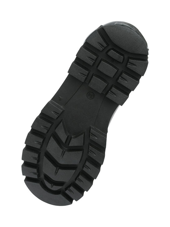 Ботинки с белым логотипом, черные Dsquared2 | Фото 6