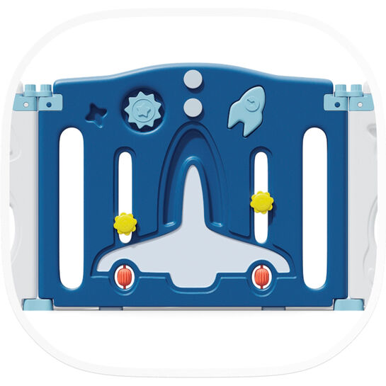 Манеж Kids SUPREME Space blue с качелями, 160x160  UNIX Kids | Фото 2