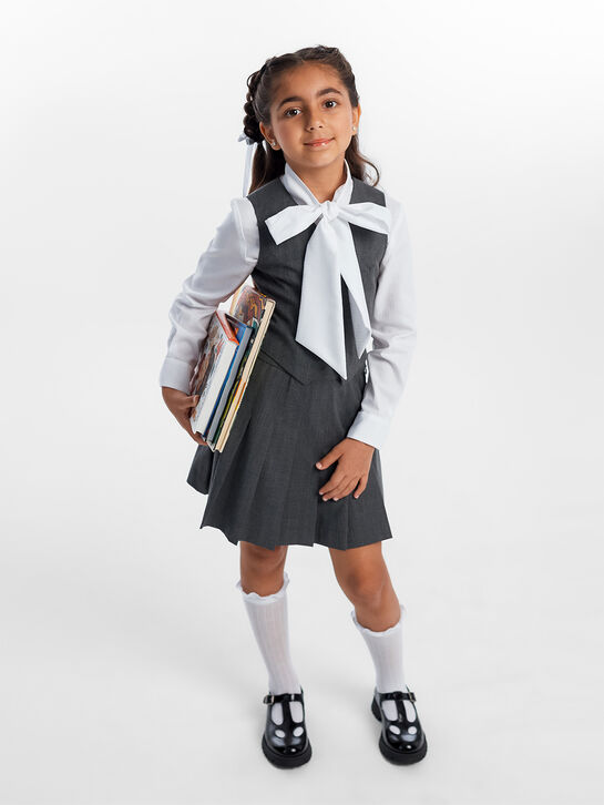 Юбка в полоску, серая Dan Maralex | Фото 2