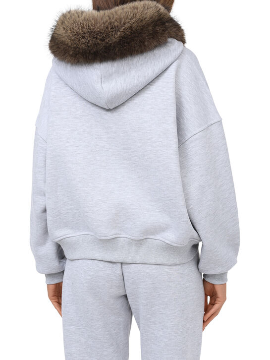 Худи с эко-мехом Flashin | Фото 4