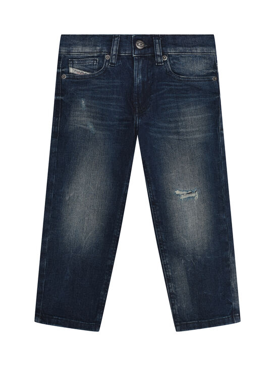 Джинсы прямого кроя, синие Diesel | Фото 1