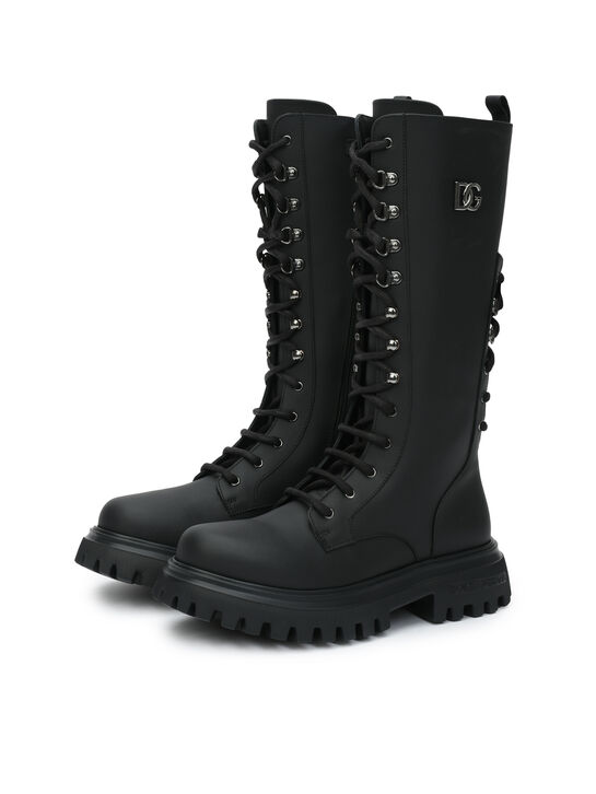 Ботинки высокие со шнуровкой Dolce&Gabbana | Фото 2