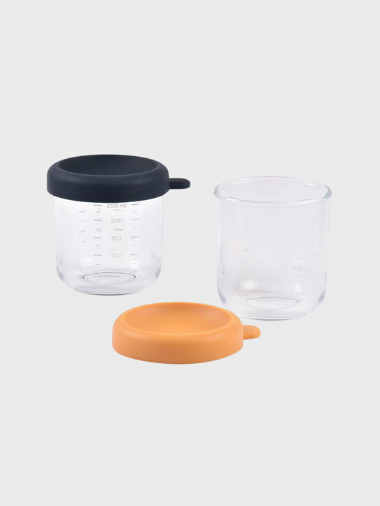 Набор контейнеров BEABA 2шт 250 мл (стекло) с крышкой для хранения продуктов  | Фото 2