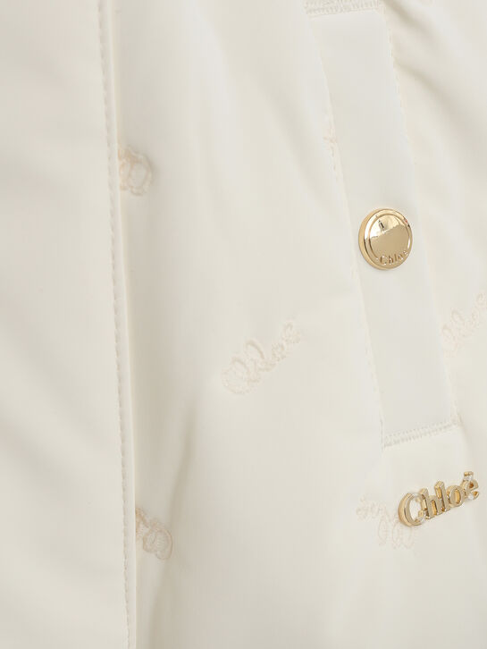 Комбинезон с лого, белый Chloe | Фото 3
