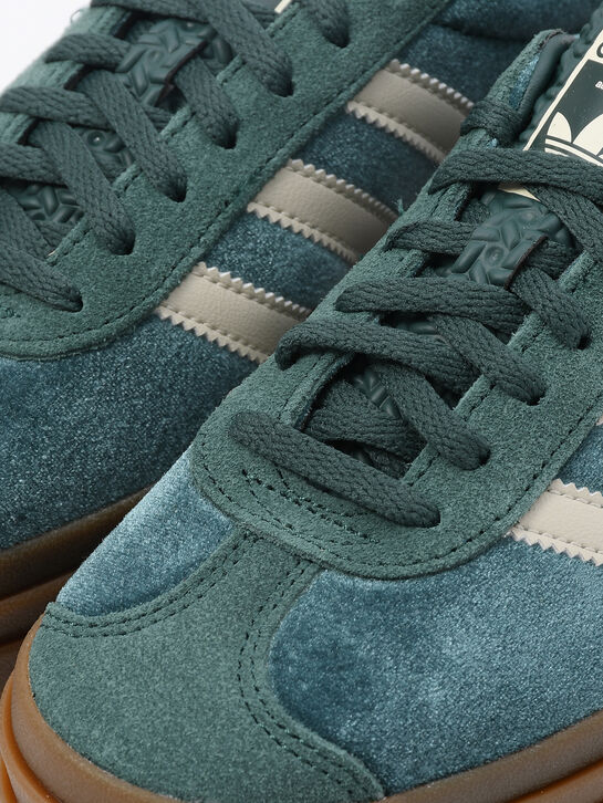 Кеды Gazelle Bold W зеленого цвета Adidas | Фото 7