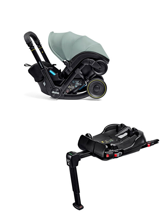 Коляска-автокресло Doоna X Dusty Sage в комплекте с базой ISOFIX Doona | Фото 1
