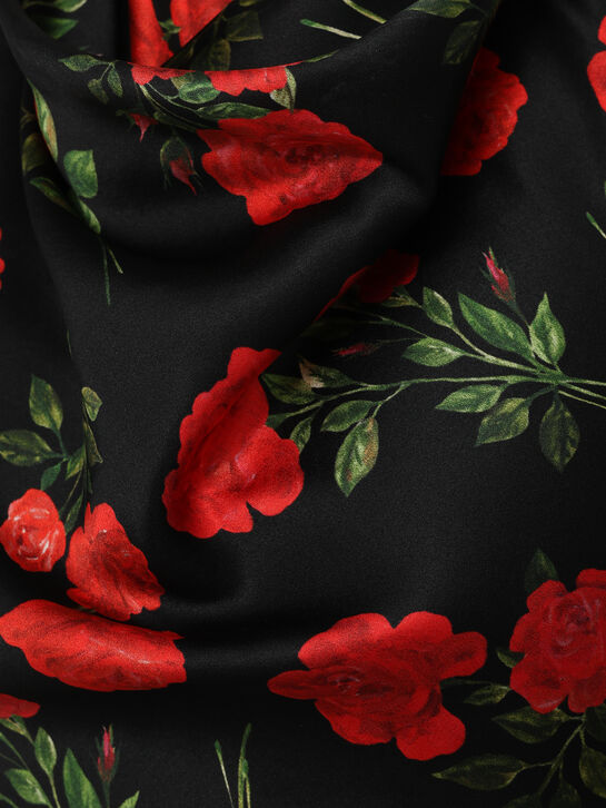 Платье макси из атласа Roses & Lace | Фото 10