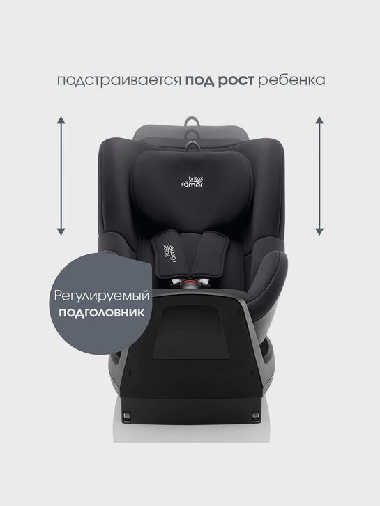 Кресло автомобильное DUALFIX PLUS Midnight Grey Britax Roemer | Фото 8